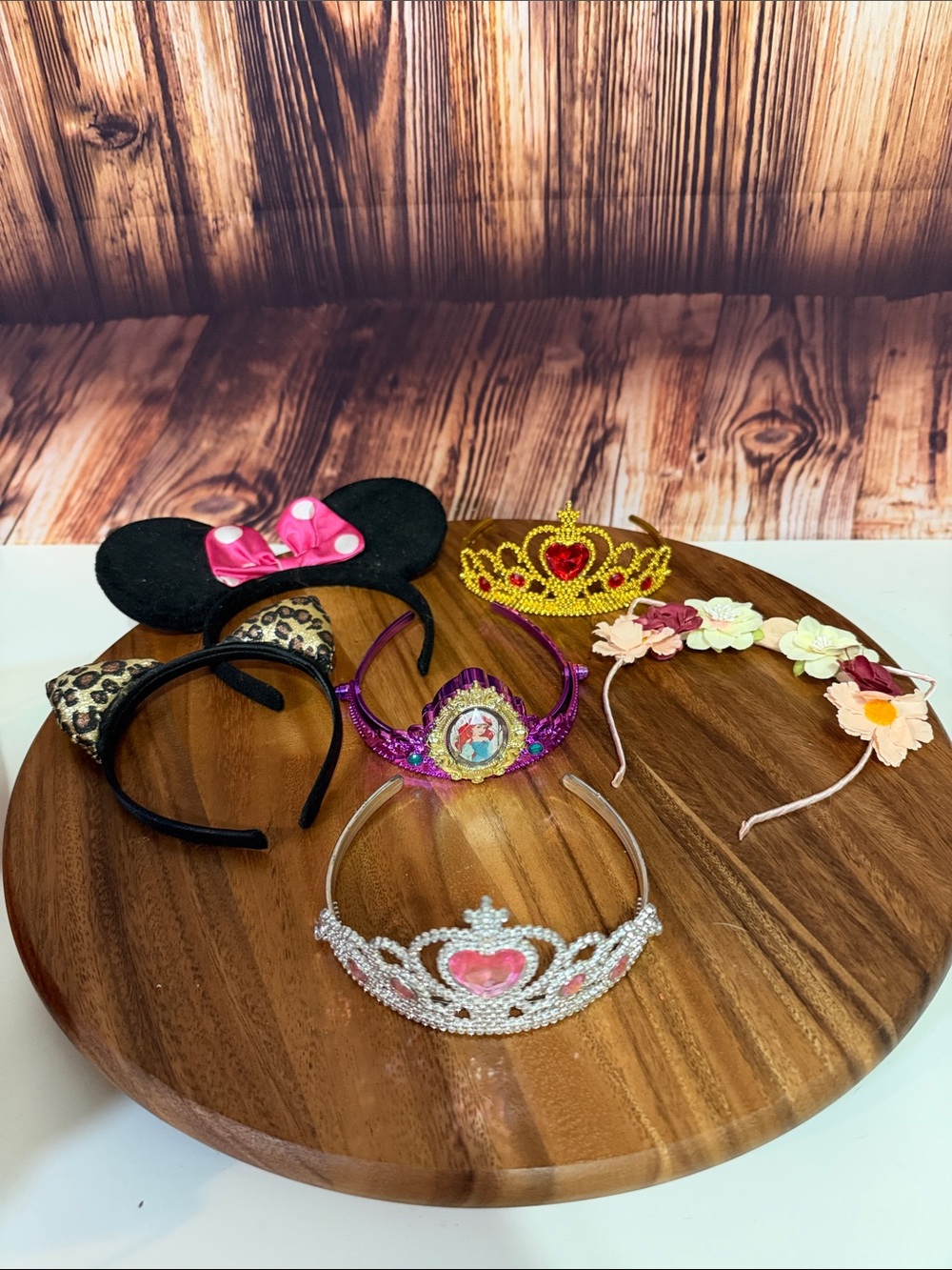 Kids Minnie, Princess & Floral Headbands - Set of 6